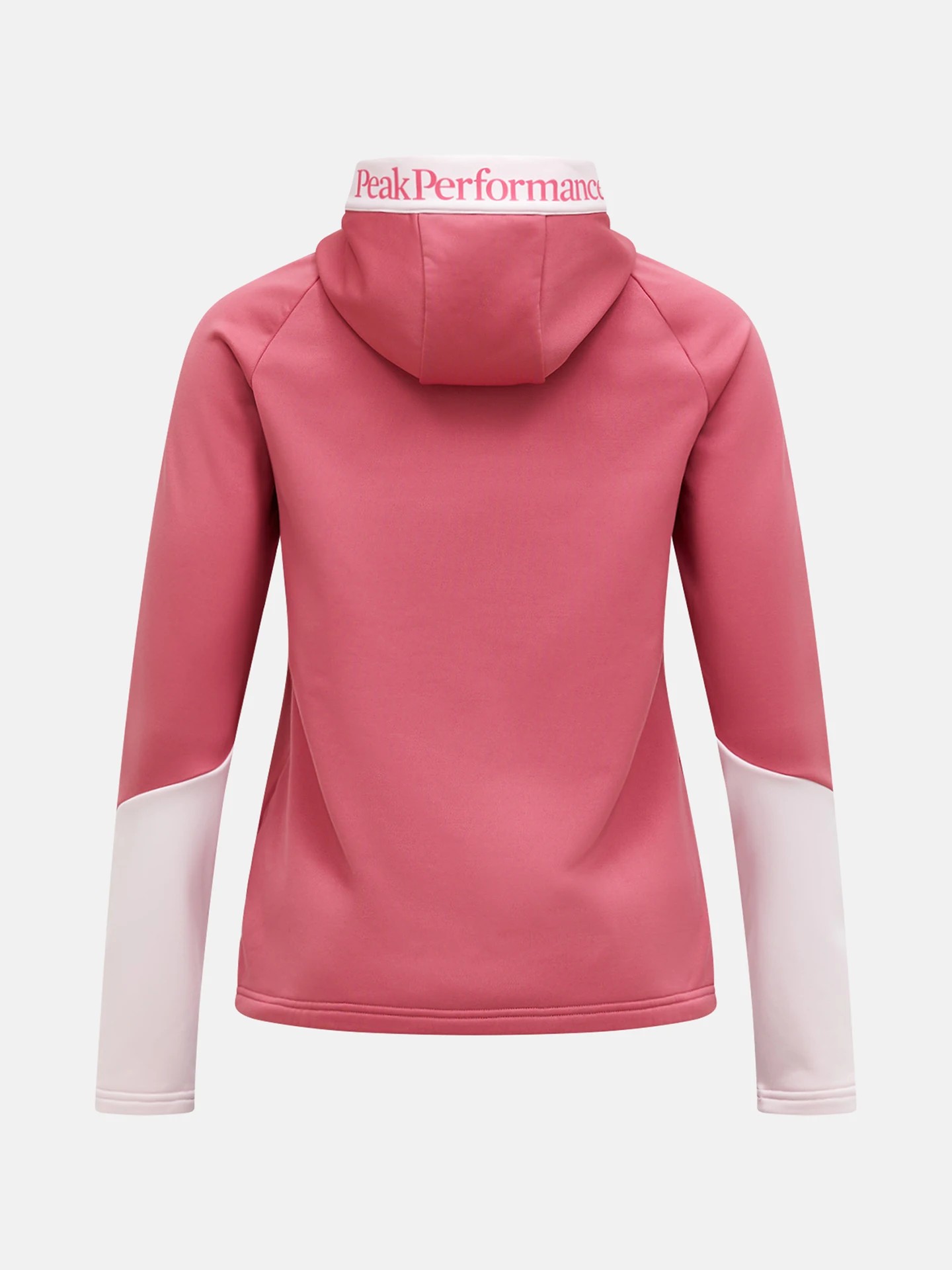 Peak Performance Rider Essentials Midlayer Zip Hood Women Mountain Blush Frosted Blossom