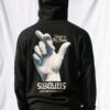 Makia Silence Hooded Zip Sweater Black