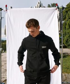 Makia Silence Hooded Zip Sweater Black