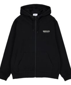 Makia Silence Hooded Zip Sweater Black