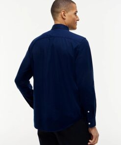 Tommy Hilfiger Regular Fit Flex Flannel Shirt Carbon Navy