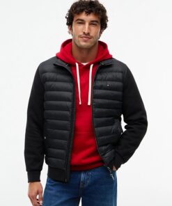 Tommy Hilfiger Intechno Knit Zip Thru Sweatshirt Black