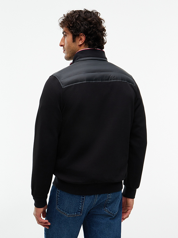 Tommy Hilfiger Intechno Knit Zip Thru Sweatshirt Black