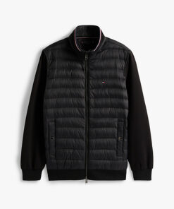 Tommy Hilfiger Intechno Knit Zip Thru Sweatshirt Black