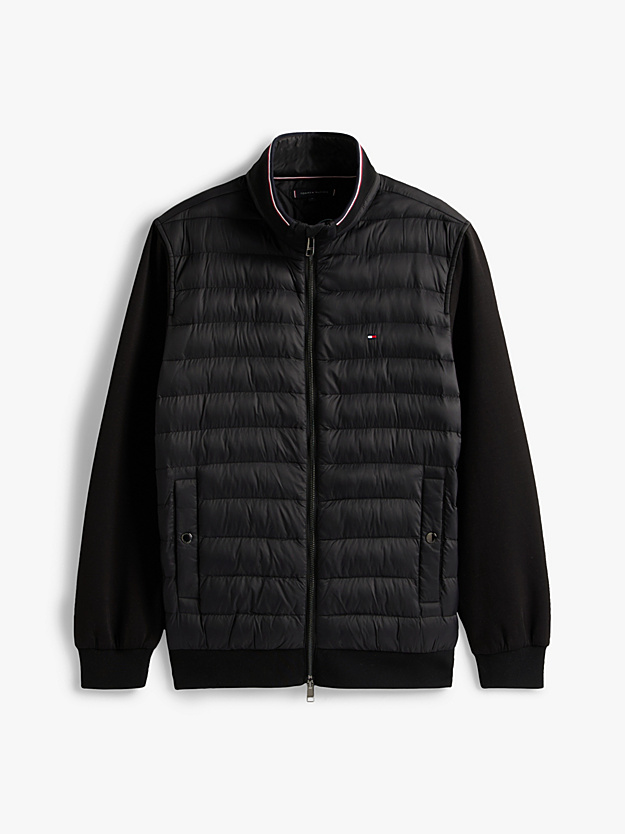 Tommy Hilfiger Intechno Knit Zip Thru Sweatshirt Black