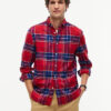 Tommy Hilfiger Regular Fit Tartan Check Flannel Shirt Regatta Red