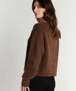 Rue de Femme RDFPetra Knit Cardigan Chocolat