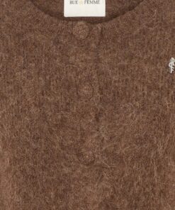 Rue de Femme RDFPetra Knit Cardigan Chocolat