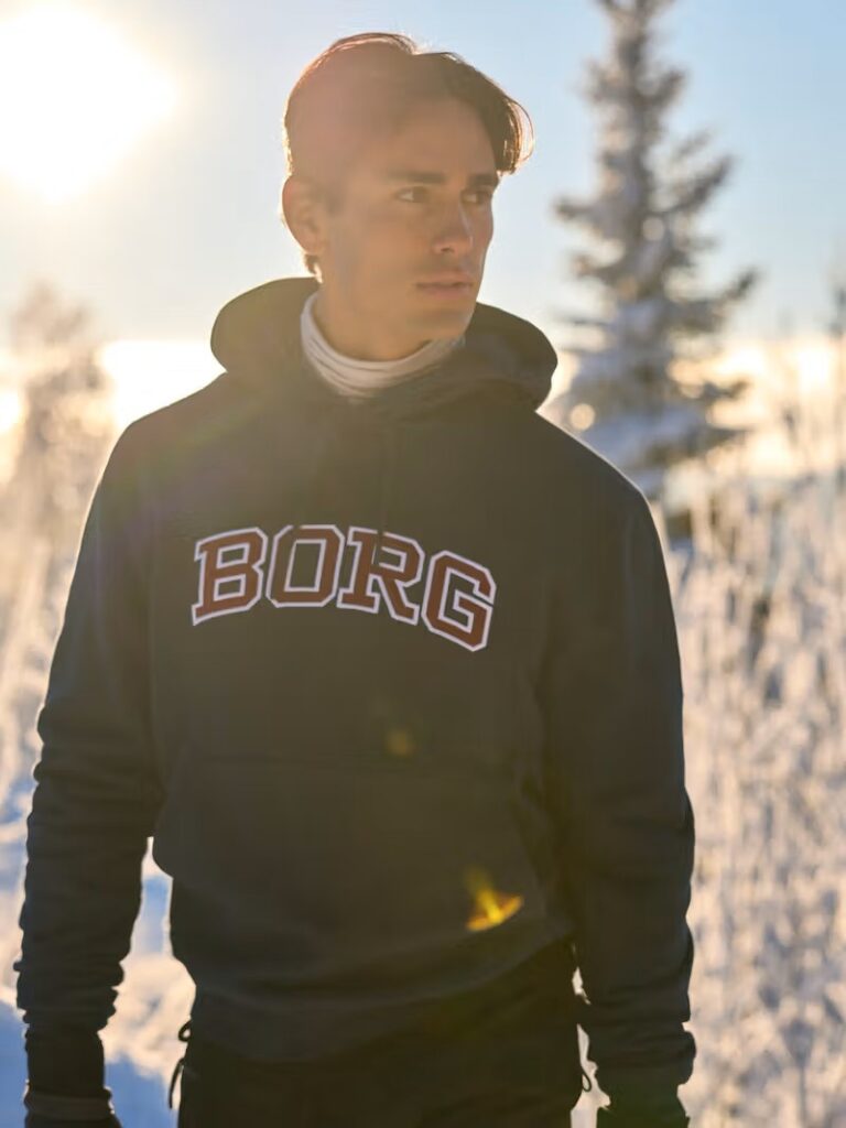 Björn Borg Borg Classic Print Hoodie Dress Blues