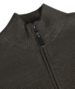 Signal ConnorSi Structure Cardigan Brown Coffee