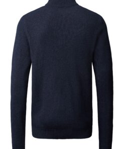 MCS MCAxel Half-zip Lambswool Knit Navy Melange
