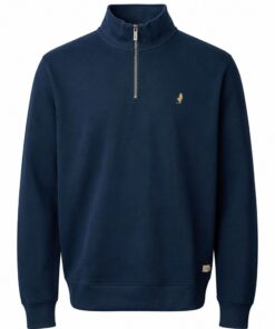 MCS MCVilmar Half Zip Sweatshirt Dark Sapphire