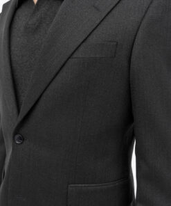 Tiger of Sweden 1903 Slim Wool Jacket Dark Grey