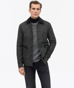 Tiger of Sweden Sonny Utility Inspired Overshirt Dark Grey