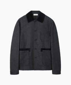 Tiger of Sweden Sonny Utility Inspired Overshirt Dark Grey