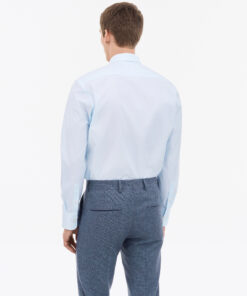 Tiger of Sweden Steve Cotton Twill Shirt Light Blue