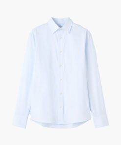Tiger of Sweden Steve Cotton Twill Shirt Light Blue