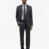 Tiger of Sweden Tenser Tailored Straight Leg Trousers Dark Grey