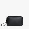 Tiger of Sweden Balnea Leather Toiletry Bag Black