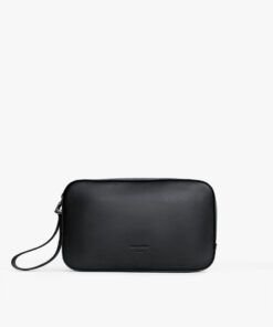 Tiger of Sweden Balnea Leather Toiletry Bag Black