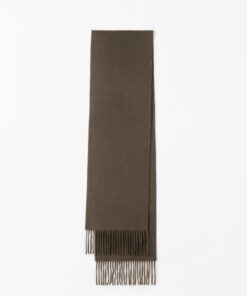Tiger of Sweden Sylan RWS Wool Scarf Dark Brown