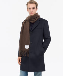 Tiger of Sweden Sylan RWS Wool Scarf Dark Brown