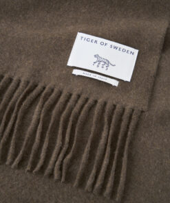 Tiger of Sweden Sylan RWS Wool Scarf Dark Brown