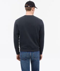 Tiger of Sweden Emerson Jersey Cotton Sweater Dark Blue