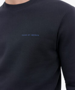 Tiger of Sweden Emerson Jersey Cotton Sweater Dark Blue