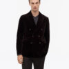 Tiger of Sweden Ease DB Velvet Jacket Dark Brown