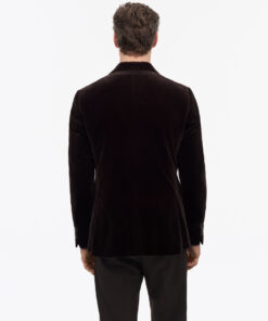 Tiger of Sweden Ease DB Velvet Jacket Dark Brown