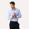 Less Worries Power Stretch Shirt Light Blue