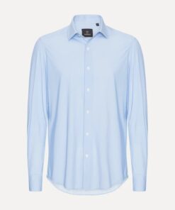Less Worries Power Stretch Shirt Light Blue
