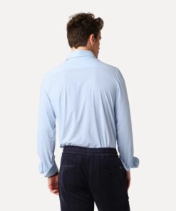 Less Worries Power Stretch Shirt Light Blue