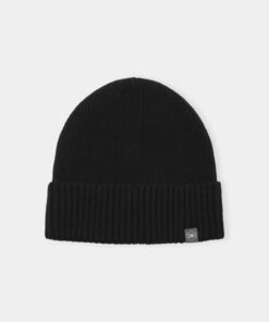 Less Worries Cashmere Blend Beanie Black
