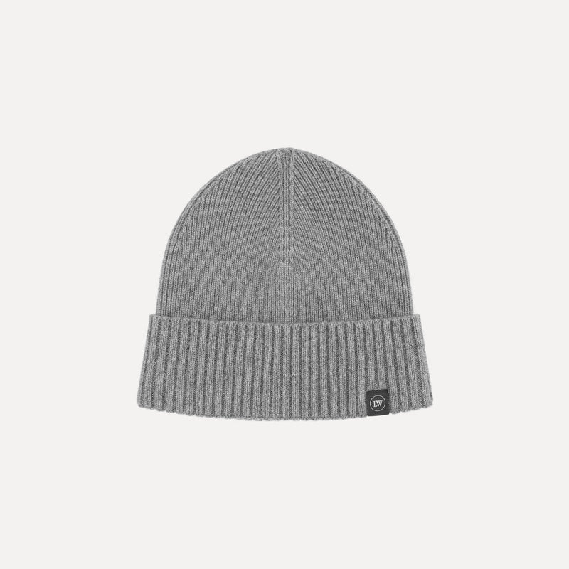 Less Worries Cashmere Blend Beanie Grey