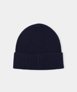 Less Worries Cashmere Blend Beanie Navy