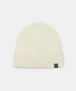Less Worries Cashmere Blend Beanie Offwhite