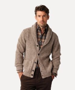 Less Worries Shawl Collar Cardigan Nougat Melange
