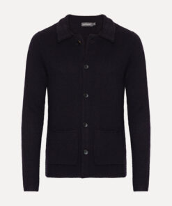 Less Worries Link Knit Cardigan Navy