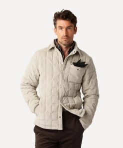 Less Worries Tech Cord Jacket Light Sand