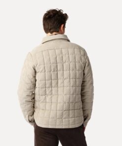 Less Worries Tech Cord Jacket Light Sand