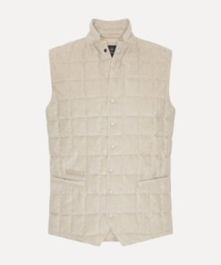 Less Worries Tech Cord Vest Light Sand