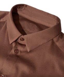 Mos Mosh Gallery MMGMarco Jersey Shirt Cocoa Brown