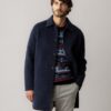 Mos Mosh Gallery MMGBarkley Wool Coat Salute Navy