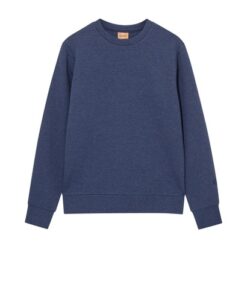 Mos Mosh Gallery MMGAbel Crew Neck Sweat Salute Navy Mel