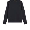 Mos Mosh Gallery MMGAbel Crew Neck Sweat Salute Navy
