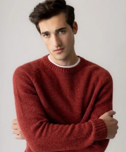 Mos Mosh Gallery MMGCarlos Crew Neck Knit Burnt Russet