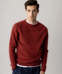 Mos Mosh Gallery MMGCarlos Crew Neck Knit Burnt Russet