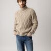Mos Mosh Gallery MMGBarnie Cable Rollneck Knit Incense